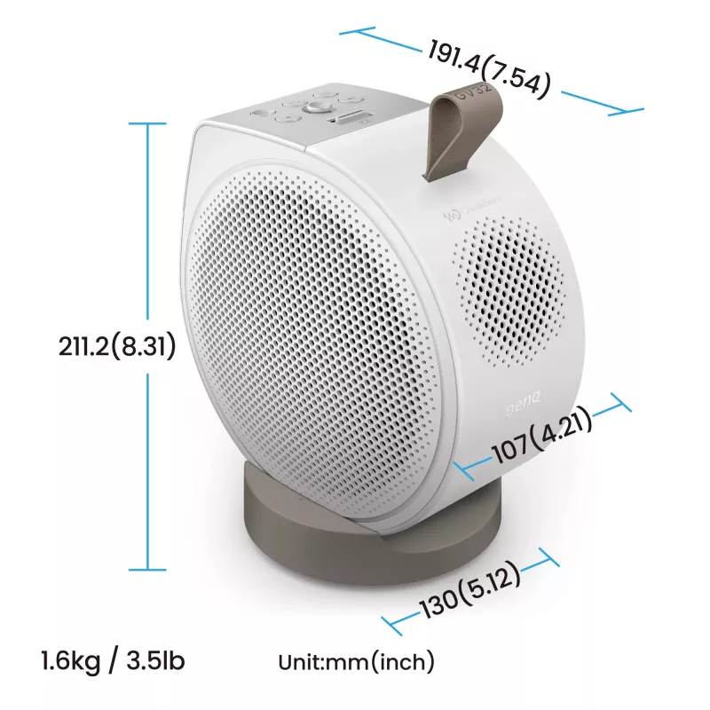 BenQ GV32 500 ANSI Lumen DLP 1080p (1920x1080) λευκό