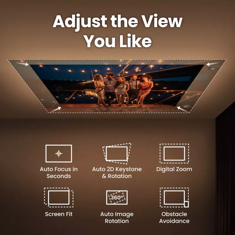 BenQ GV32 500 ANSI Lumen DLP 1080p (1920x1080) λευκό