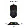 Ποντίκι Glorious Gaming Glorious Model O Regular (μαύρο), για δεξιόχειρες, οπτικό, USB Type-A, 12000 DPI, μαύρο
