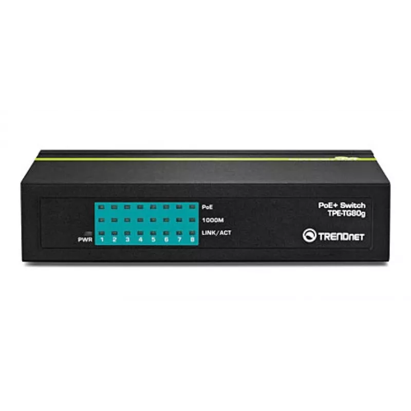 TRENDNET Switch PoE+ 8 θυρών Gigabit Greennet 8x GbE PoE+