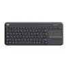 LOGITECH Ασύρματο πληκτρολόγιο αφής K400 Plus - Μαύρο - Qwerty UK