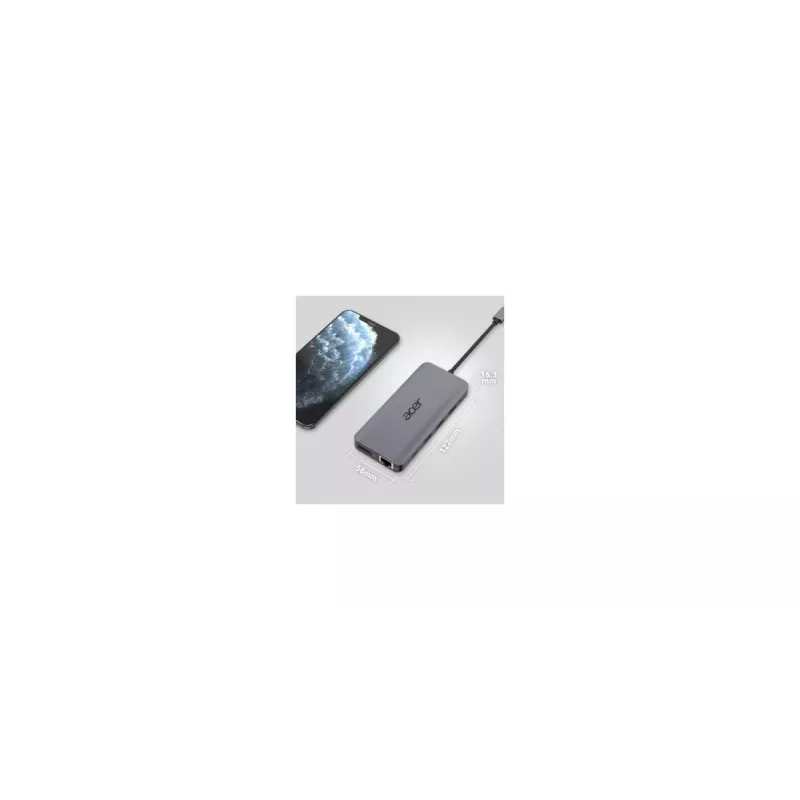 ACER 12in1 Type C Dongle Ασημί