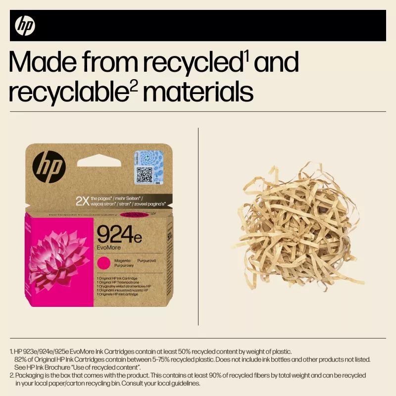 HP 924e EvoMore Magenta Γνήσιο Μελάνι