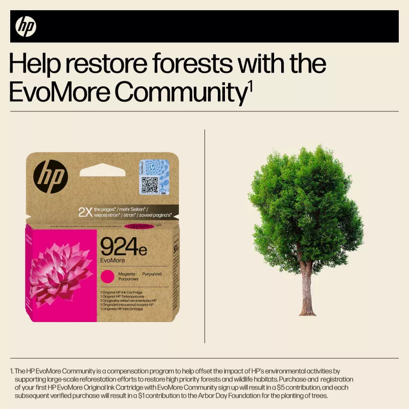 HP 924e EvoMore Magenta Γνήσιο Μελάνι
