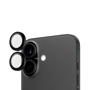 PanzerGlass ® Hoops® Προστασία φακών κάμερας Μαύρη iPhone 16 | 16 Plus