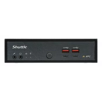 Shuttle Slim AI PC DN11H5 Intel Core Ultra 5 125H, Intel Arc Γραφικά, 2xHDMI, 2x DP, 4x 2.5Gbit LAN, VESA, 24/7 συνεχή λειτουργία