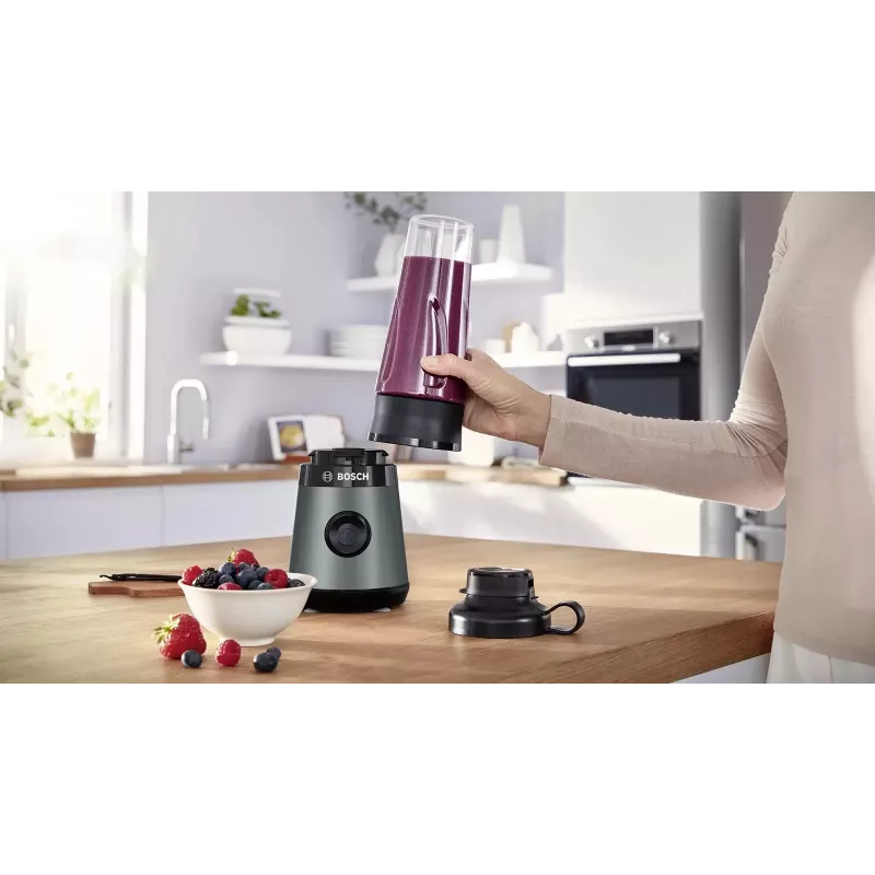 Bosch VitaPower MMB2111S Μπλέντερ 0,6 l Επιτραπέζιο μπλέντερ 450 W Ασημί