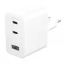 PanzerGlass empower™ by ® Turbo 70W Πολλαπλός Φορτιστής με 2 x USB-C + USB-A | Φις EU | Ασημί Λευκό