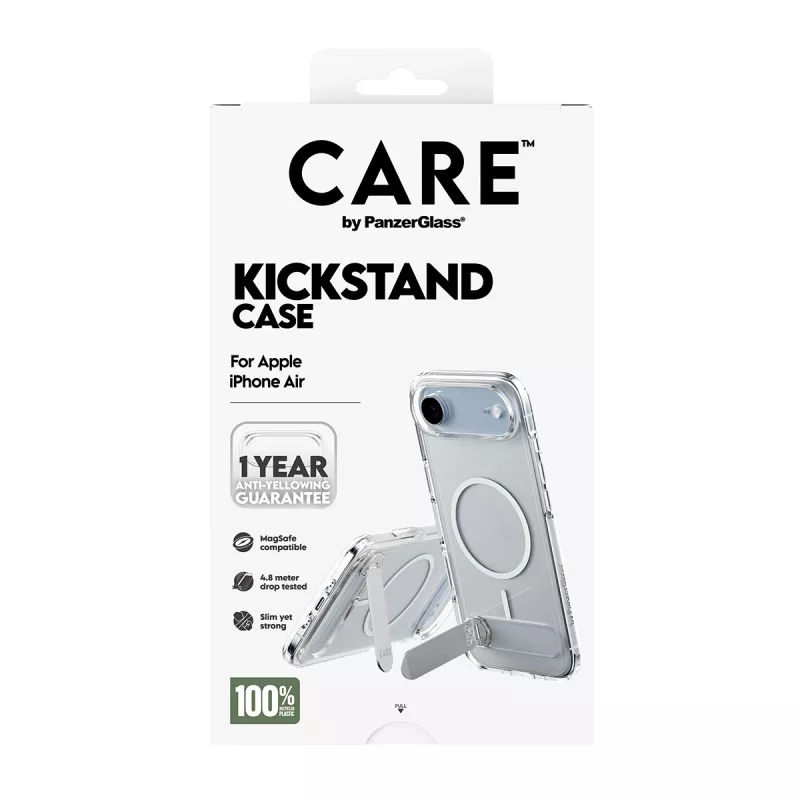 PanzerGlass CARE™ by ® Θήκη Διαφανής με Βάση & MagSafe iPhone Air