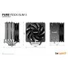 be quiet Pure Rock schlank 3 Ψύκτρα επεξεργαστή αέρα 10 cm Ασημί 1 τεμ.