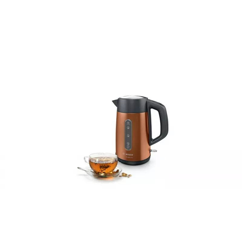 Bosch TWK4P439 ηλεκτρικός βραστήρας 1,7 L 2400 W Μαύρο, Χρυσό