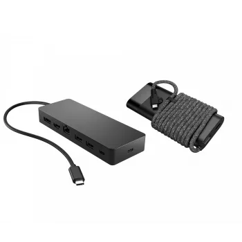 USB-C Hub και φορτιστής laptop HP 9H0H9AA#ABB Συμπαγής σχεδιασμός, ευέλικτη συνδεσιμότητα