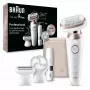 Braun Silk-épil 9 Flex 9-360 3D 40 Τσιμπιδάκια Ροζ, Λευκό