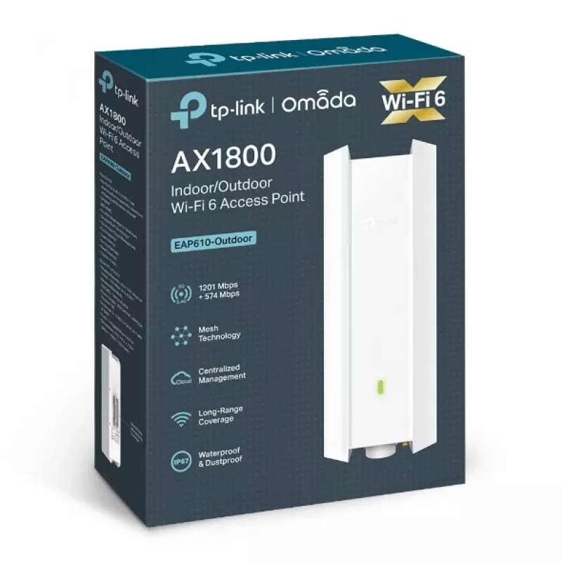 TP-Link Omada EAP610-Outdoor 1800 Mbit/s λευκό Power over Ethernet (PoE)