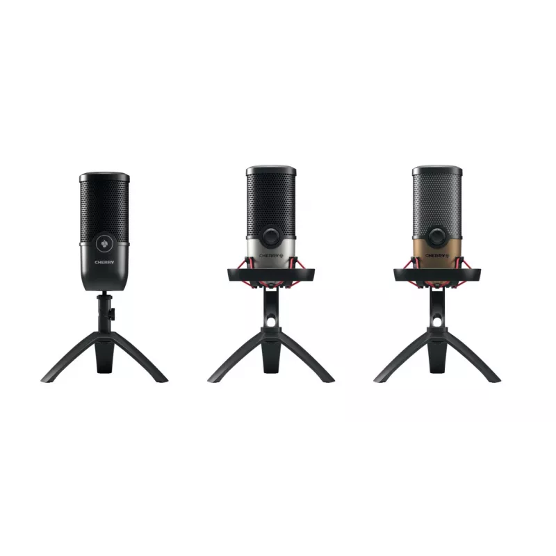 CHERRY UM 9.0 PRO RGB μαύρο, Copper επιτραπέζιο μικρόφωνο