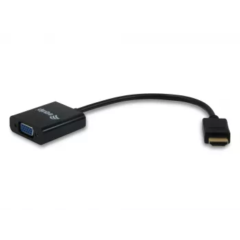 Equip προσαρμογέας HDMI σε HD15 VGA, HDMI Type A (Standard), VGA (D-Sub), αρσενικό, θηλυκό, Straight, Straight