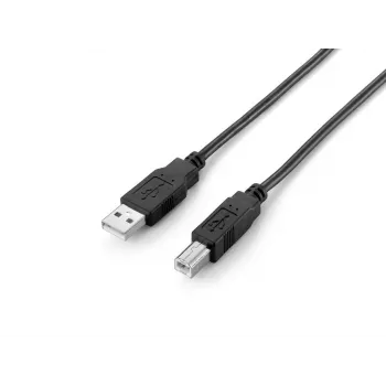 Equip USB 2.0 Type A σε Type B καλώδιο, 2,0 m, μαύρο