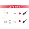 Equip USB 2.0 Type A σε Type B καλώδιο, 2,0 m, μαύρο