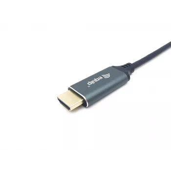 Equip καλώδιο USB-C σε HDMI, M/M, 2,0m, 4K/60Hz, 2 m, USB Type-C, HDMI Type A (Standard), βύσμα αρσενικό, βύσμα αρσενικό, Straight