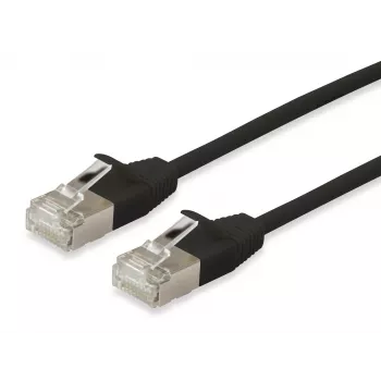 Equip Cat.6A F/FTP Slim Patchkabel RJ-45 3m μαύρο