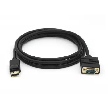 Equip καλώδιο DisplayPort αρσενικό σε VGA (HD15) αρσενικό, 2 m, VGA (D-Sub), DisplayPort, αρσενικό, αρσενικό, ευθύ