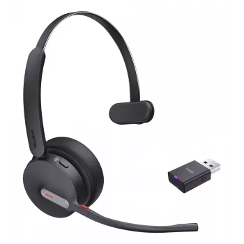 Yealink WH64 Hybrid Mono Teams Headset ασύρματο headset για γραφείο/callcenter Micro-USB Bluetooth μαύρο