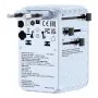 Verbatim Charge 'n' Travel 100W Universal Travel Adapter με συρόμενο καλώδιο μπλε