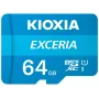 KIOXIA EXCERIA M203 κάρτα μνήμης microSDXC 64GB, UHS-I U1, Class 10, έως 100 MB/s, με προσαρμογέα SD, μπλε