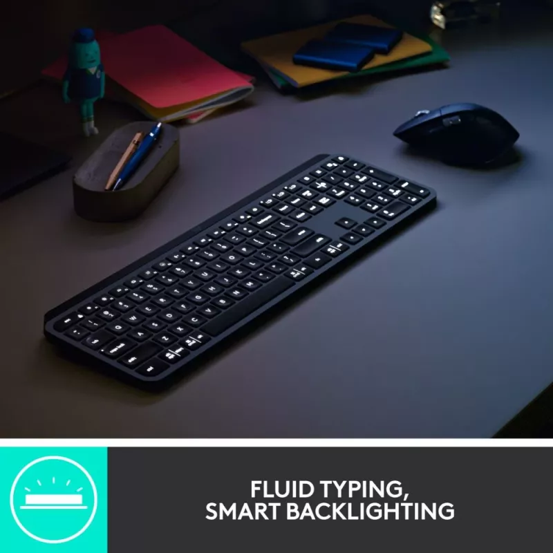 LOGITECH MX Keys Combo For Business Gen 2 - Graphite - Qwertz - γερμανικό