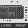 LOGITECH MX Keys Combo For Business Gen 2 - Graphite - Qwertz - γερμανικό