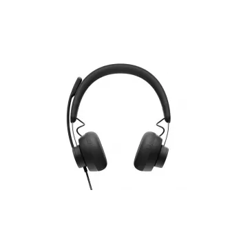 LOGITECH Zone Wired - USB-C / USB-A - ακουστικό - MSFT Teams Zone - μαύρο