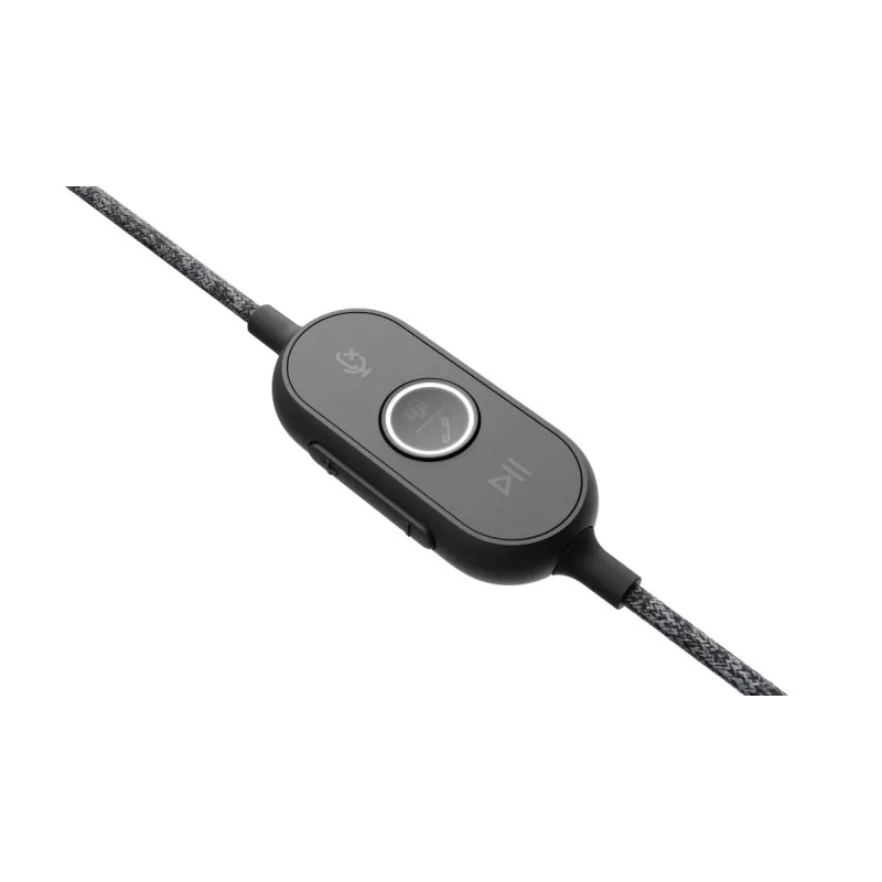 LOGITECH Zone Wired - USB-C / USB-A - ακουστικό - MSFT Teams Zone - μαύρο