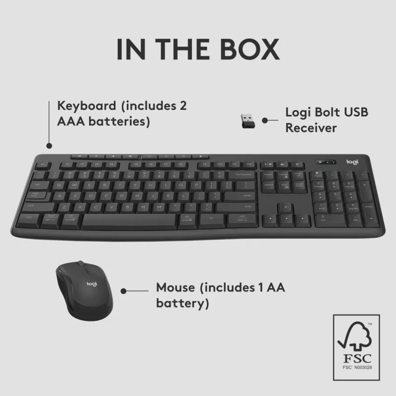 LOGITECH Mk370 Combo For Business Graphite Qwertz γερμανικό