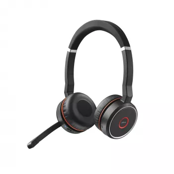 Jabra Evolve 75 SE - UC Stereo με σταθμό φόρτισης, ενσύρματο & ασύρματο, τηλεφωνία/μουσική, 20 - 20000 Hz, 177 g, ακουστικό, μαύρο