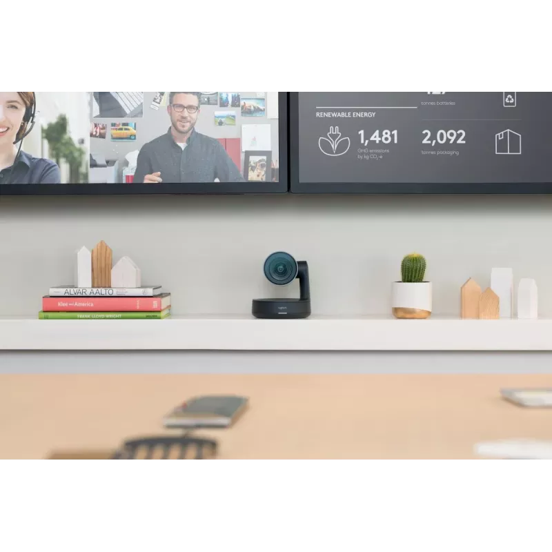 LOGITECH Rally κάμερα - μαύρο