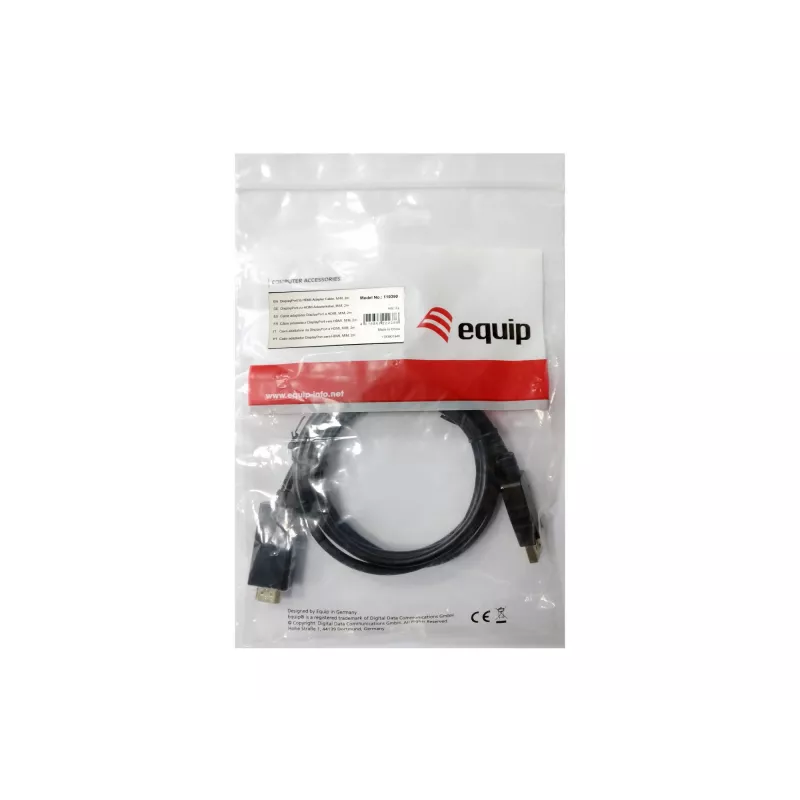 Equip καλώδιο αντάπτορας DisplayPort σε HDMI, 3 m