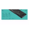 LOGITECH K120 Πληκτρολόγιο - USB ενσύρματο - Qwerty US/International