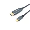 Equip Καλώδιο USB-C σε HDMI, M/M, 3,0 m, 4K/60Hz, 3 m, USB Type-C, HDMI Type A (Standard), Βύσμα αρσενικό, Βύσμα αρσενικό, ευθύ