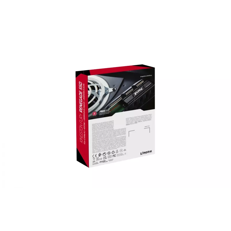 Kingston Technology 2000G RENEGADE PCIe 4.0 NVMe SSD με ψύκτρα