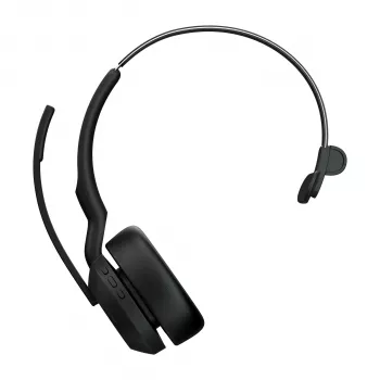 Jabra Evolve2 55 - Link380a MS Mono, ασύρματο, Γραφείο/Callcenter, 20 - 20000 Hz, 130 g, Headset, Μαύρο