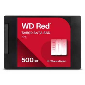 WESTERN DIGITAL SSD - WD Red SA500 - 500 GB - SATA 6 Gbit/s - 2,5 inch