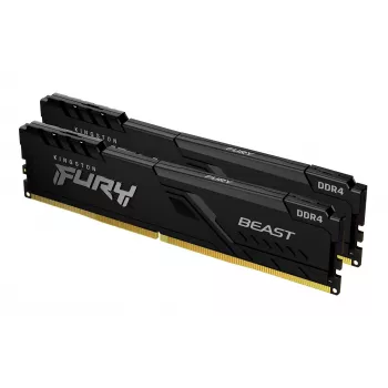 Kingston Technology FURY Beast 32GB 3600MT/s DDR4 CL18 DIMM (Kit of 2) μαύρο