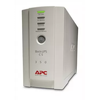APC Back-UPS, 350VA/210W, Tower, 230V, 4x υποδοχές IEC C13, μπαταρία αντικαταστάσιμη από τον χρήστη