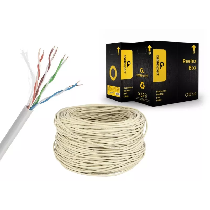 GEMBIRD καλώδιο δικτύου – Cat 5e – UTP – 304 m – γκρι
