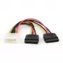 GEMBIRD καλώδιο τροφοδοσίας 15 cm 2x SATA / συσκευασία bulk (cc-sata-psy)