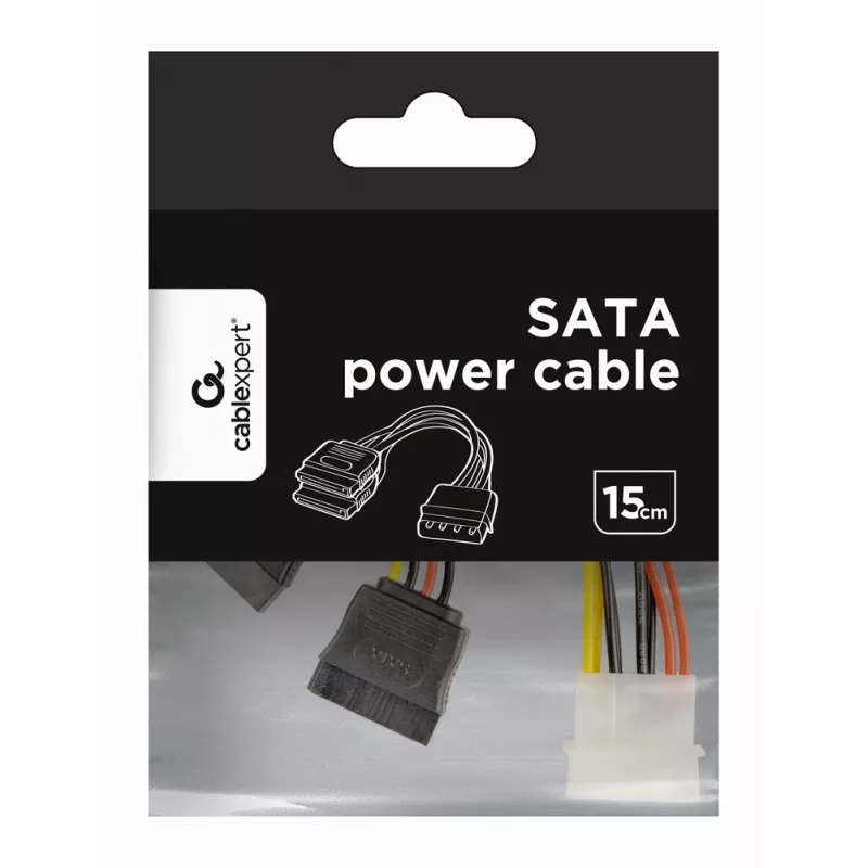 GEMBIRD καλώδιο τροφοδοσίας 15 cm 2x SATA / συσκευασία bulk (cc-sata-psy)