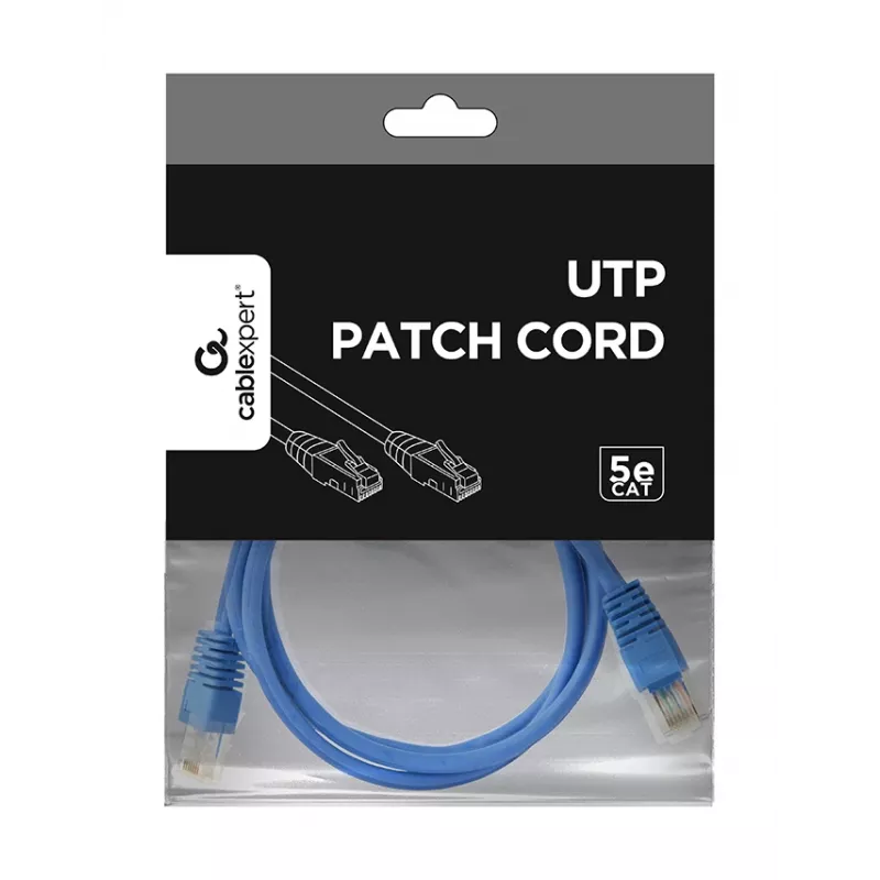 GEMBIRD καλώδιο patch - Cat 5e - UTP - 1m - μπλε