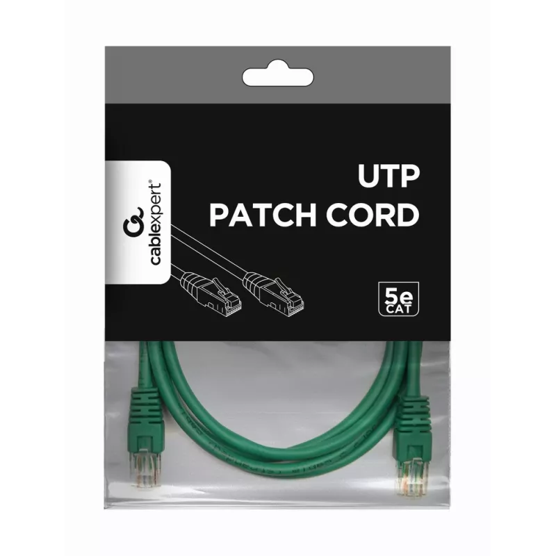 GEMBIRD καλώδιο patch – Cat 5e – UTP – 1 m – πράσινο