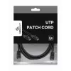 GEMBIRD Καλώδιο Patch - Cat 5e - UTP - 3m - μαύρο