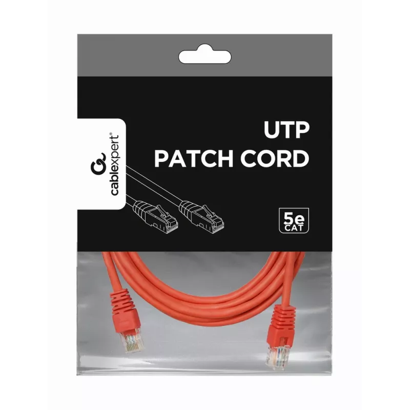 GEMBIRD Καλώδιο Patch - Cat 5e - UTP - 3m - κόκκινο